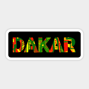 Dakar - Dakar City Sticker